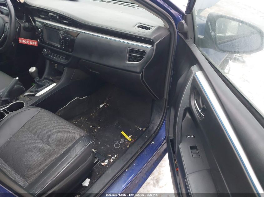 2016 Toyota Corolla S Plus VIN: 2T1BURHE6GC571946 Lot: 43975165