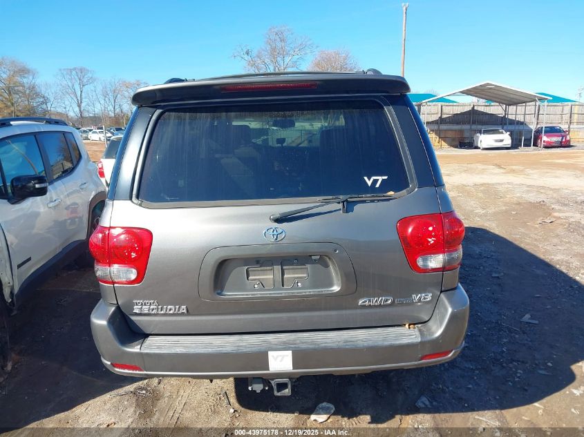 2006 Toyota Sequoia Limited V8 VIN: 5TDBT48A96S271035 Lot: 43975178