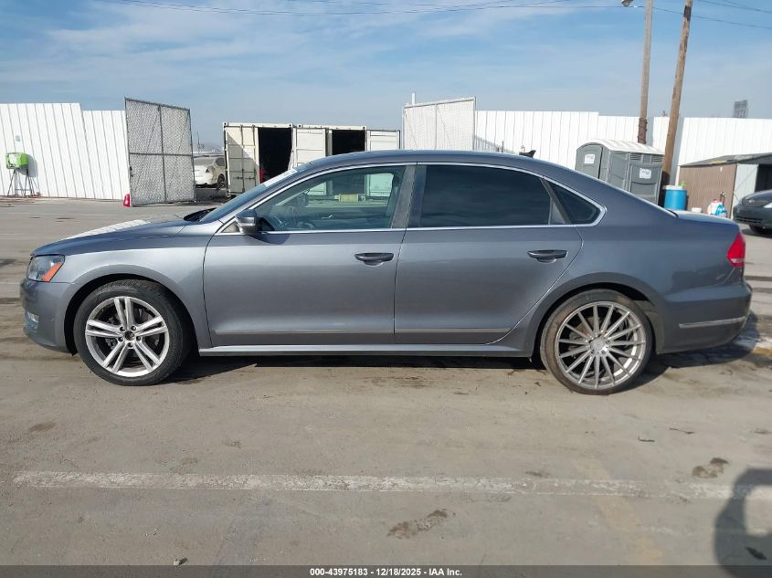 2014 Volkswagen Passat 1.8T Sel Premium VIN: 1VWCT7A33EC044132 Lot: 43975183