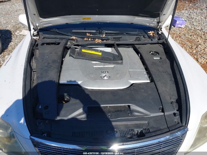 2007 Lexus Ls 460 VIN: JTHBL46F375037560 Lot: 43975186