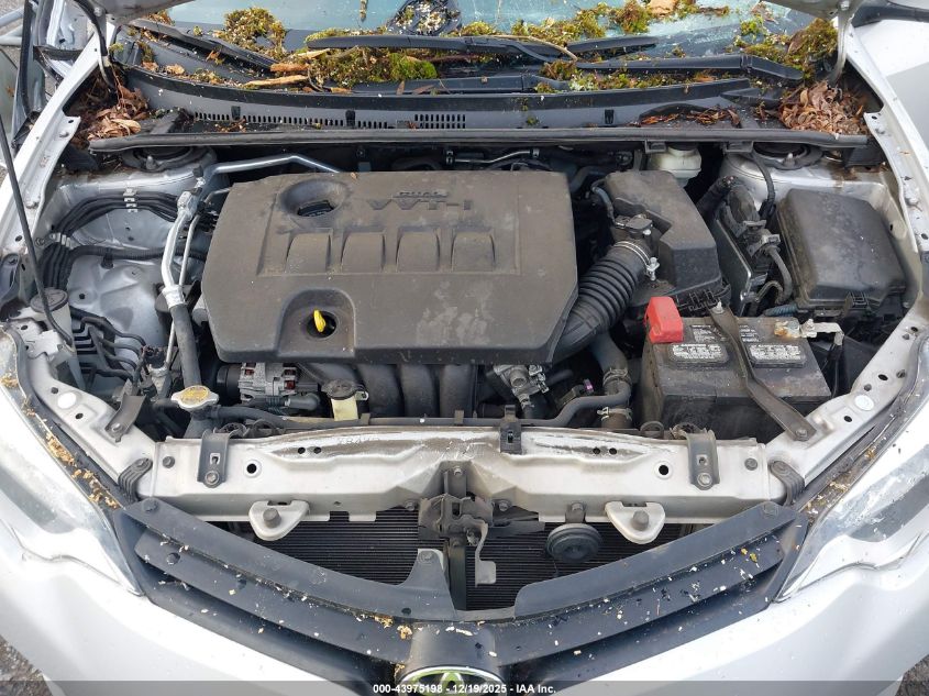 2016 Toyota Corolla L VIN: 2T1BURHE4GC497832 Lot: 43975198