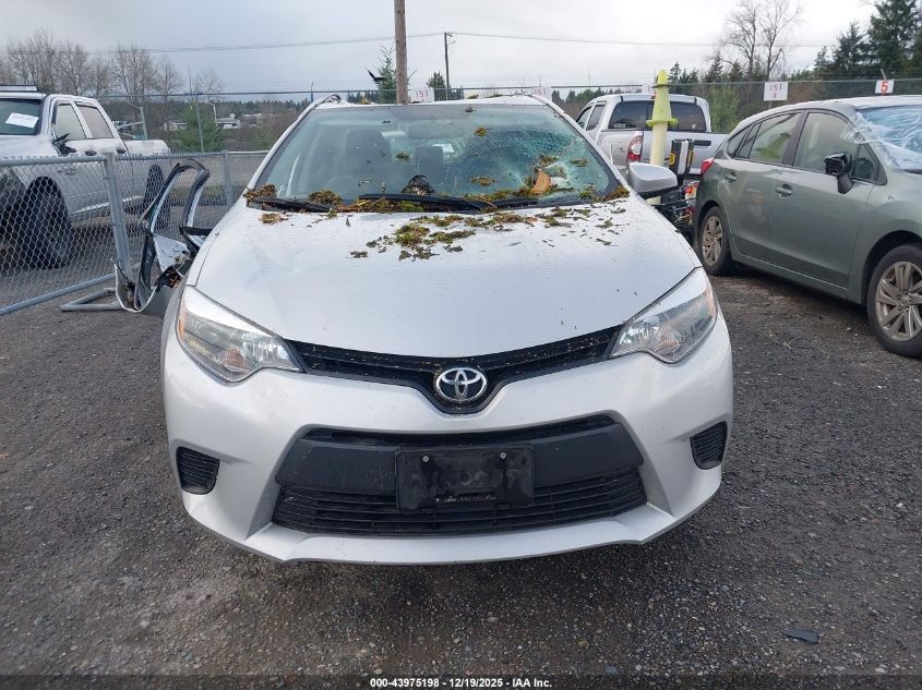 2016 Toyota Corolla L VIN: 2T1BURHE4GC497832 Lot: 43975198