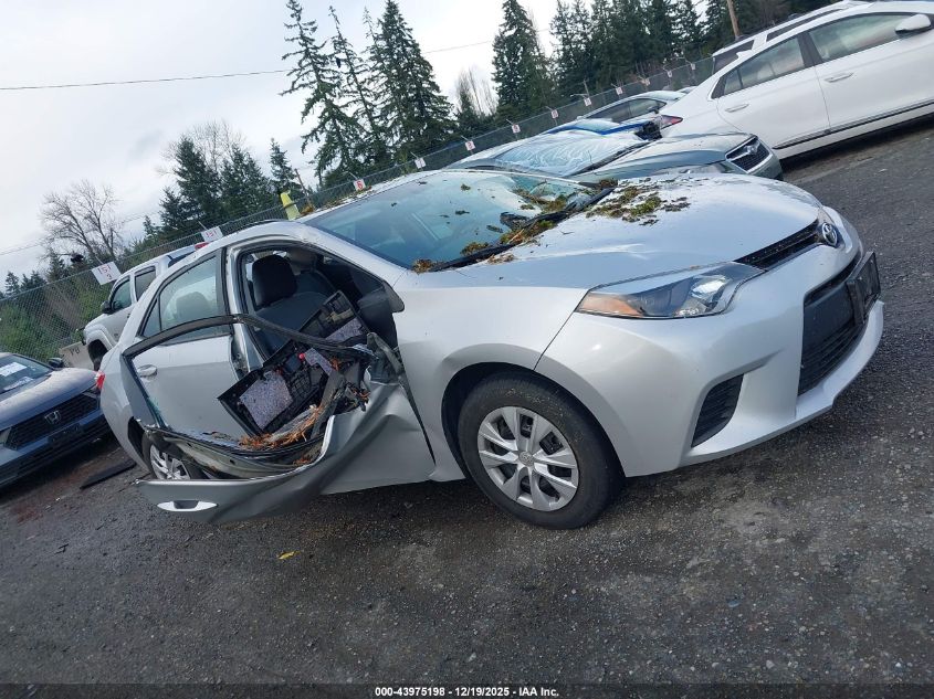 2016 Toyota Corolla L VIN: 2T1BURHE4GC497832 Lot: 43975198