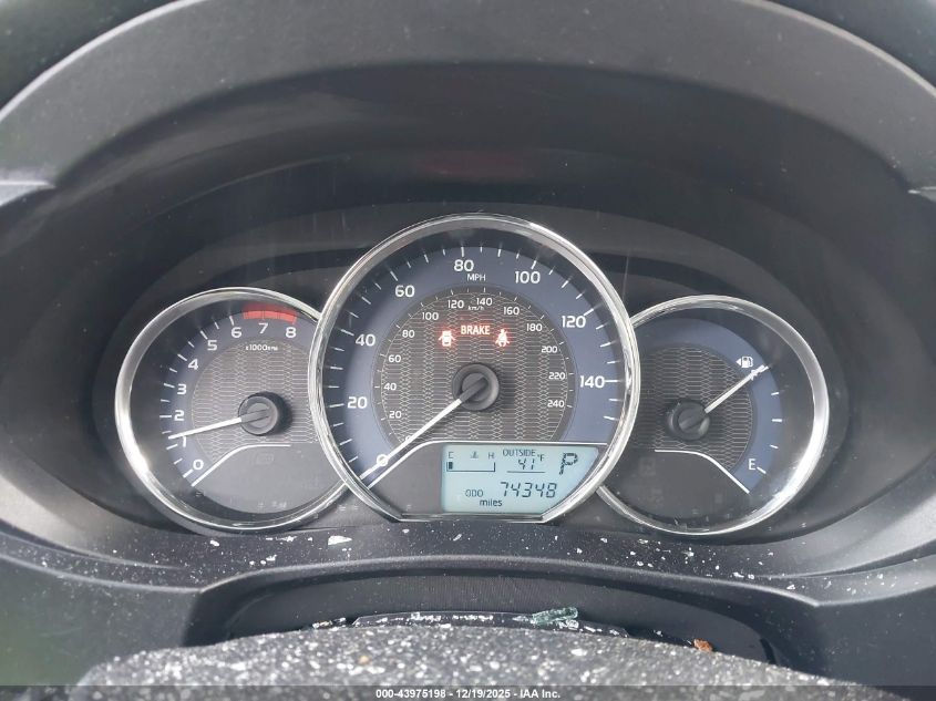 2016 Toyota Corolla L VIN: 2T1BURHE4GC497832 Lot: 43975198