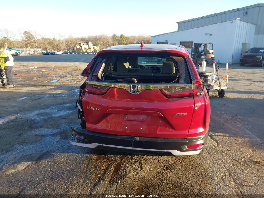 2022 Honda Cr-V Awd Ex VIN: 5J6RW2H53NL004741 Lot: 43975206