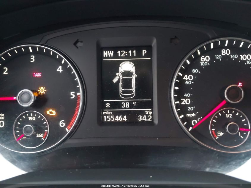 2012 Volkswagen Passat 2.0L Tdi Sel Premium VIN: 1VWCN7A30CC097815 Lot: 43975228