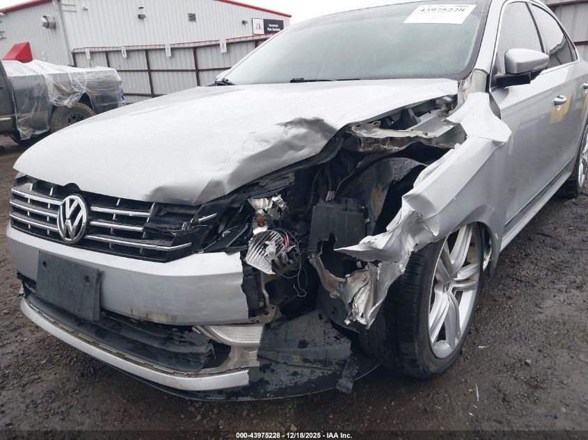 2012 Volkswagen Passat 2.0L Tdi Sel Premium VIN: 1VWCN7A30CC097815 Lot: 43975228