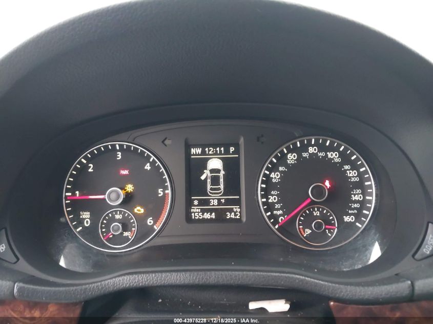 2012 Volkswagen Passat 2.0L Tdi Sel Premium VIN: 1VWCN7A30CC097815 Lot: 43975228