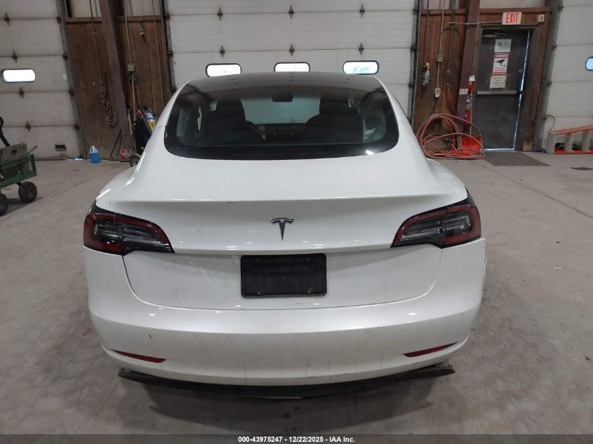 2022 Tesla Model 3 Rear-Wheel Drive VIN: 5YJ3E1EA0NF206921 Lot: 43975247