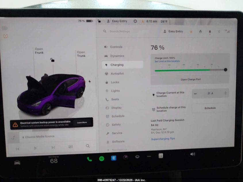 2022 Tesla Model 3 Rear-Wheel Drive VIN: 5YJ3E1EA0NF206921 Lot: 43975247