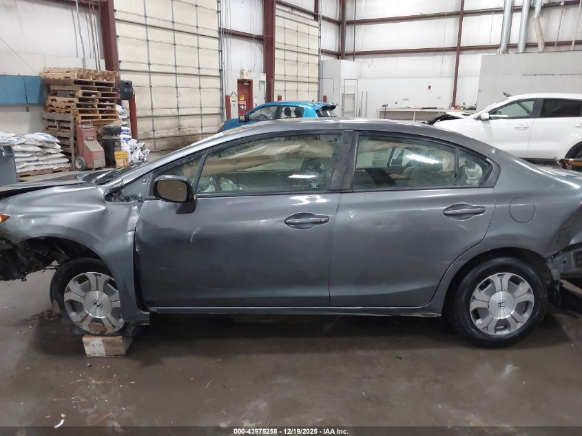 2012 Honda Civic Hybrid VIN: JHMFB4F26CS005165 Lot: 43975258