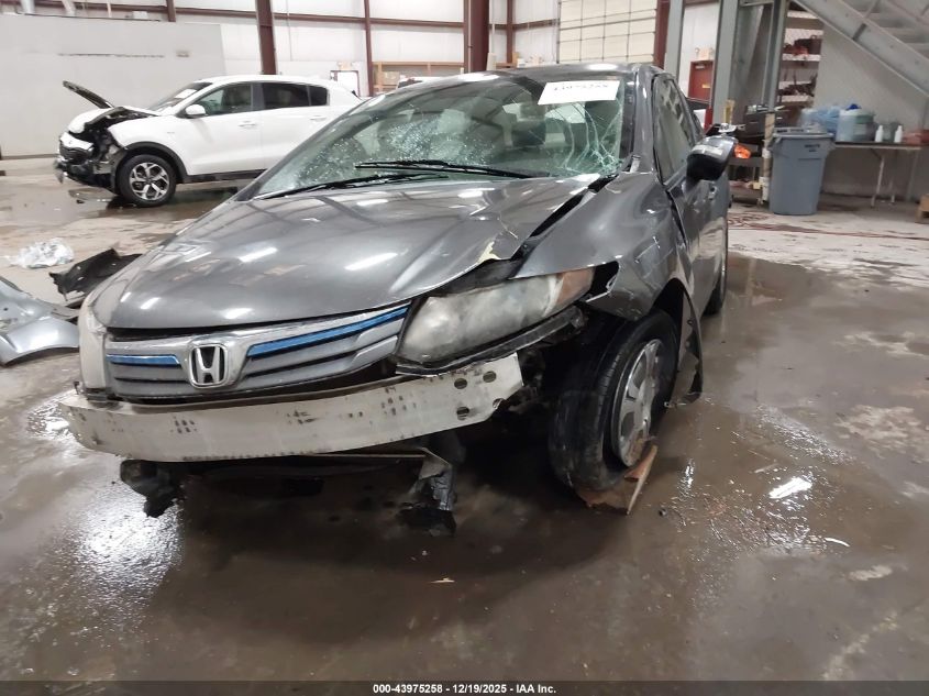 2012 Honda Civic Hybrid VIN: JHMFB4F26CS005165 Lot: 43975258