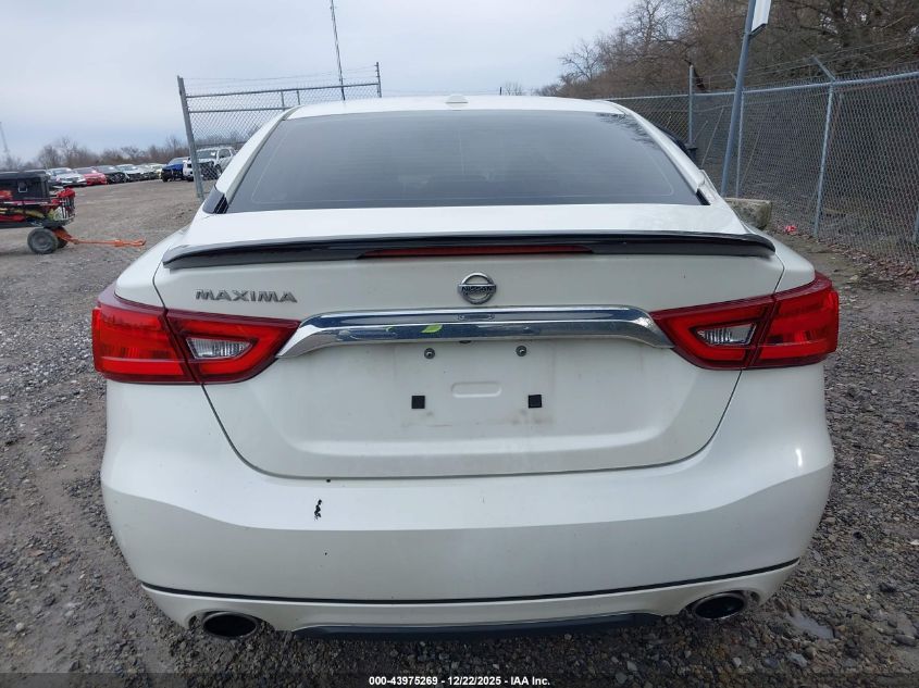 2017 Nissan Maxima 3.5 S VIN: 1N4AA6APXHC398544 Lot: 43975269