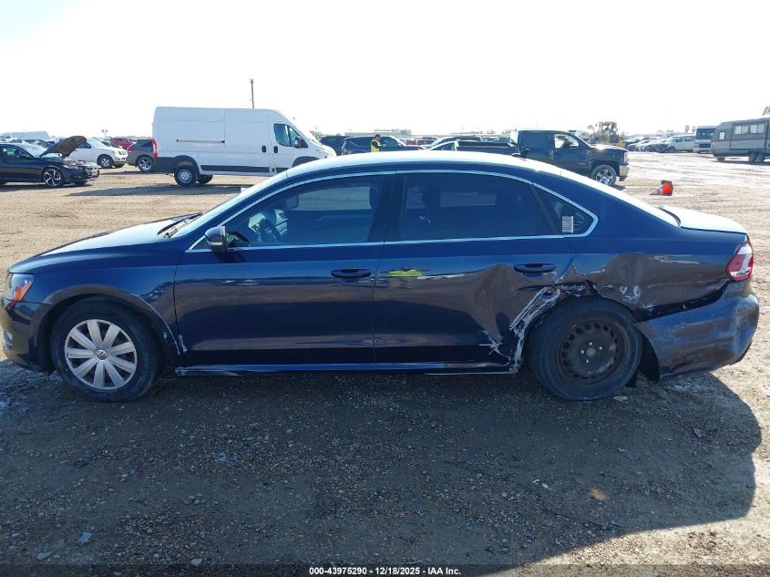 2015 Volkswagen Passat 1.8T Limited Edition VIN: 1VWAS7A37FC086900 Lot: 43975290