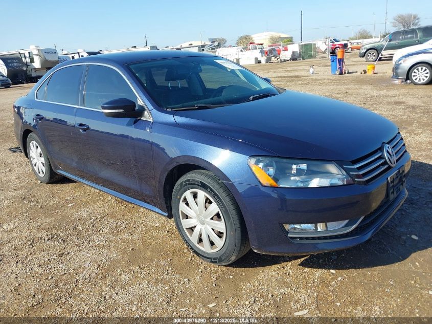 2015 Volkswagen Passat 1.8T Limited Edition VIN: 1VWAS7A37FC086900 Lot: 43975290