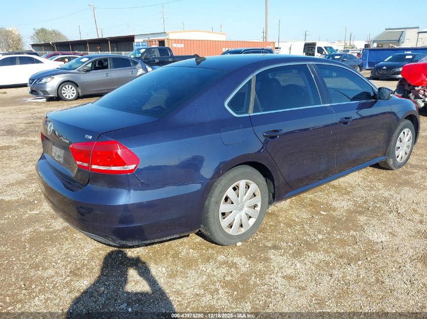 2015 Volkswagen Passat 1.8T Limited Edition VIN: 1VWAS7A37FC086900 Lot: 43975290