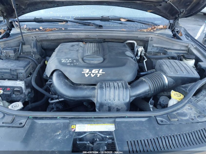 2012 Dodge Durango Sxt VIN: 1C4RDJAG7CC213074 Lot: 43975294