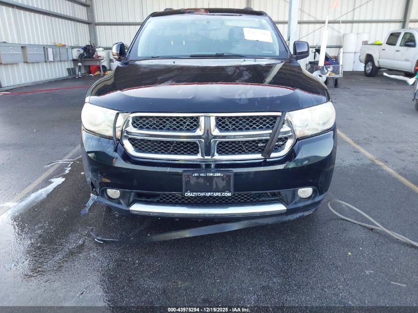 2012 Dodge Durango Sxt VIN: 1C4RDJAG7CC213074 Lot: 43975294