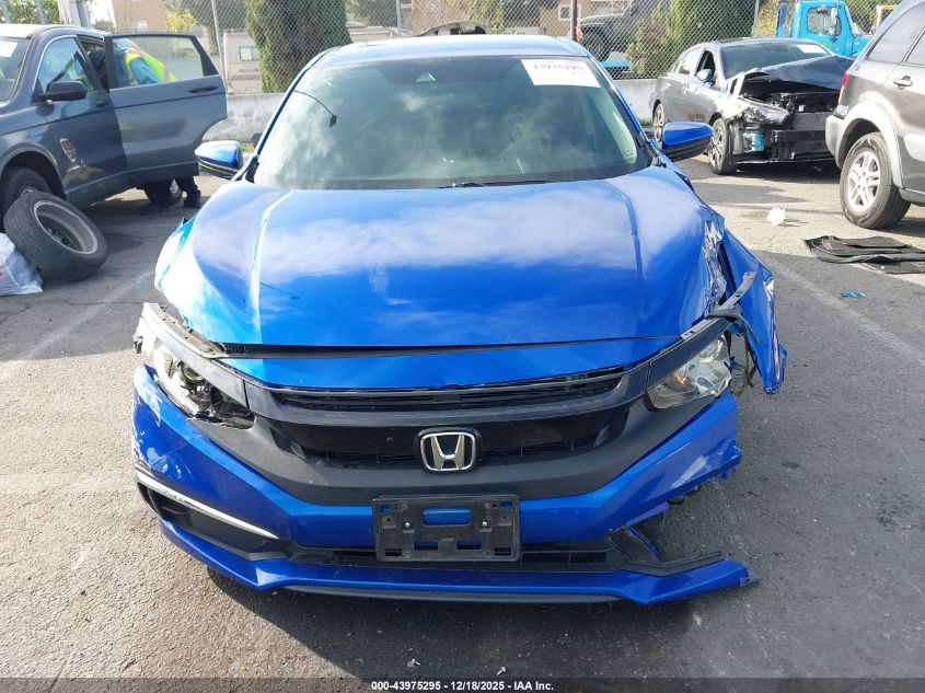 2020 Honda Civic Lx VIN: 19XFC2F65LE214874 Lot: 43975295