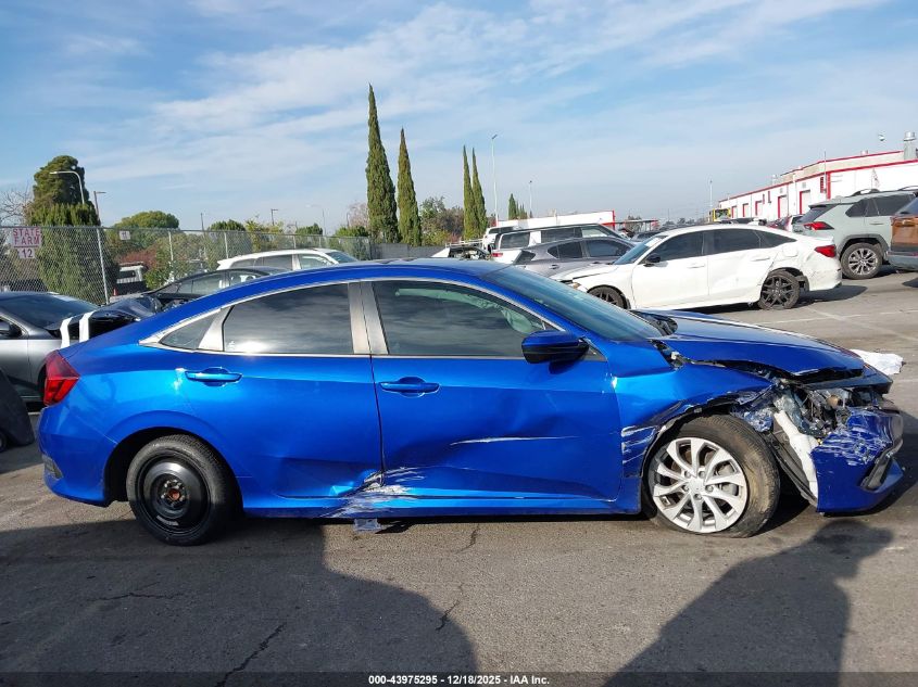 2020 Honda Civic Lx VIN: 19XFC2F65LE214874 Lot: 43975295