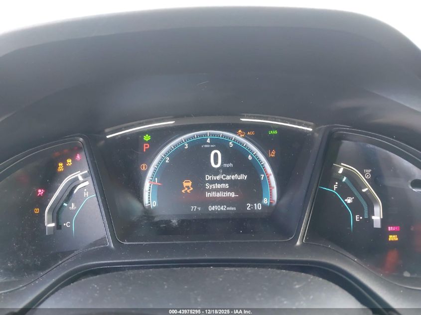 2020 Honda Civic Lx VIN: 19XFC2F65LE214874 Lot: 43975295