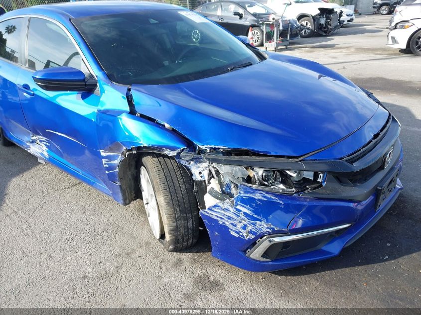 2020 Honda Civic Lx VIN: 19XFC2F65LE214874 Lot: 43975295