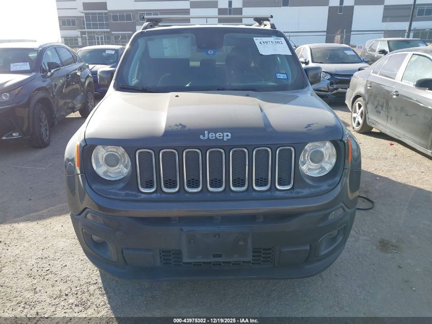 2018 Jeep Renegade Latitude Fwd VIN: ZACCJABB6JPG90766 Lot: 43975302