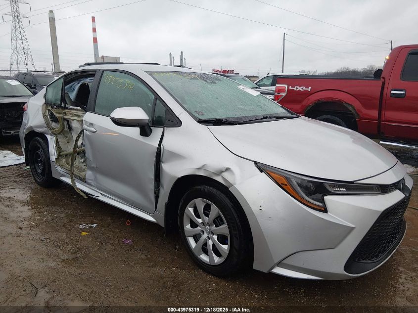 2021 Toyota Corolla Le VIN: 5YFEPMAE1MP263242 Lot: 43975319