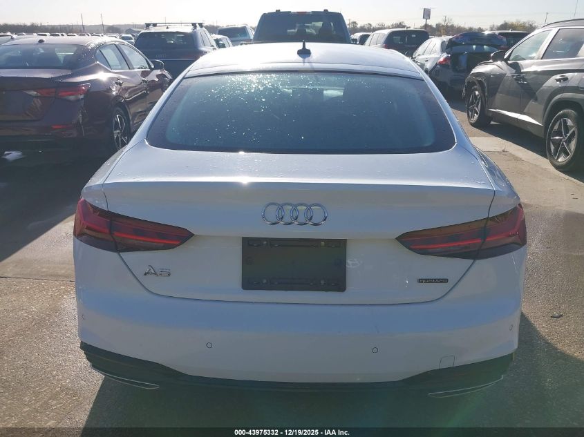 2025 Audi A5 Sportback Premium 45 Tfsi S Line Quattro S Tronic VIN: WAUDACF55SA006261 Lot: 43975332