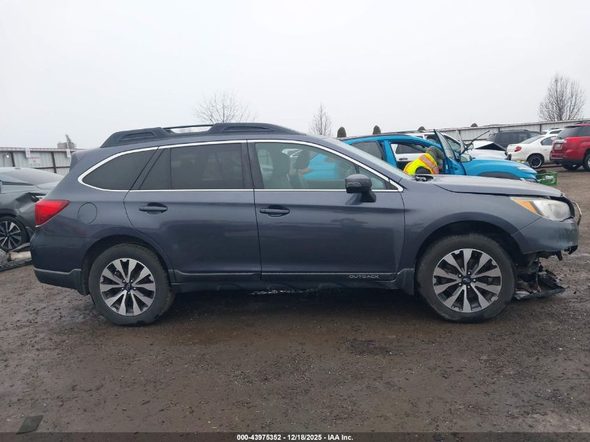 2017 Subaru Outback 2.5I Limited VIN: 4S4BSANC7H3377118 Lot: 43975352