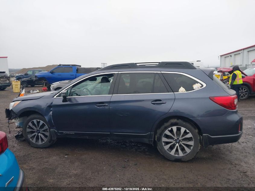 2017 Subaru Outback 2.5I Limited VIN: 4S4BSANC7H3377118 Lot: 43975352