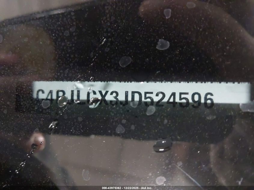 2018 Jeep Cherokee Latitude Fwd VIN: 1C4PJLCX3JD524596 Lot: 43975362