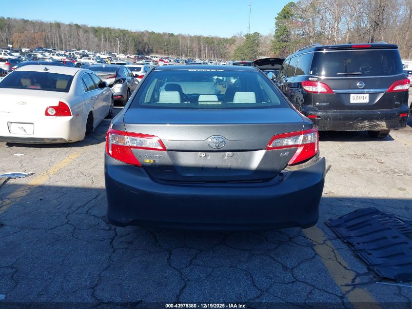 2012 Toyota Camry Le VIN: 4T1BF1FK9CU030760 Lot: 43975380