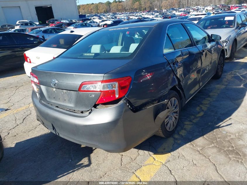 2012 Toyota Camry Le VIN: 4T1BF1FK9CU030760 Lot: 43975380