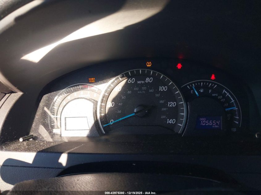 2012 Toyota Camry Le VIN: 4T1BF1FK9CU030760 Lot: 43975380