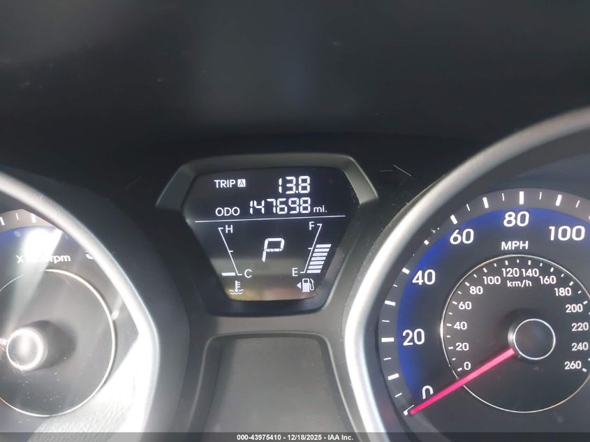 2013 Hyundai Elantra Gls/Limited VIN: KMHDH4AE3DU491282 Lot: 43975410