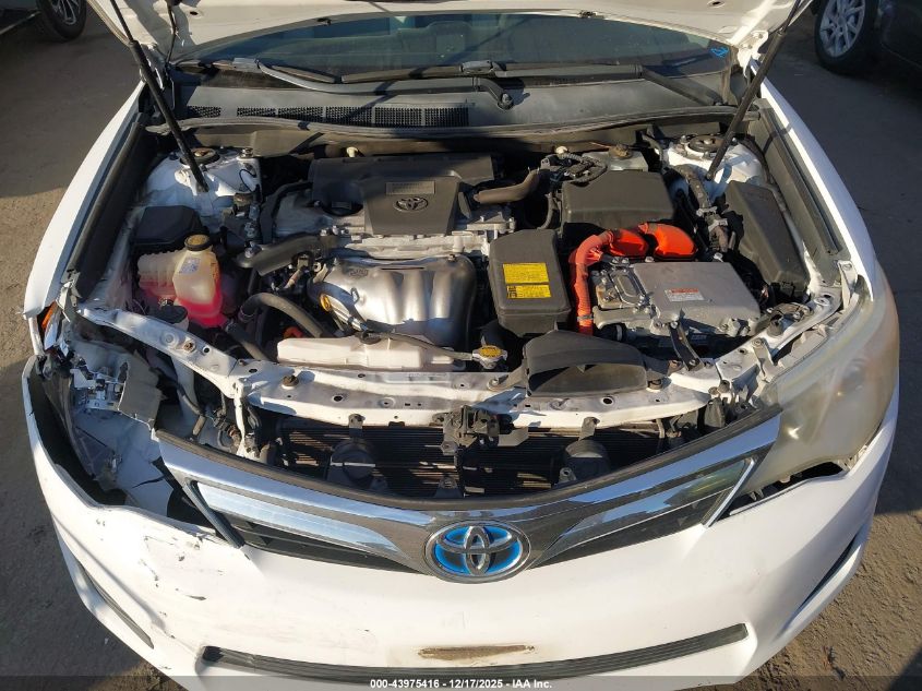 2012 Toyota Camry Hybrid Le VIN: 4T1BD1FK3CU014060 Lot: 43975416