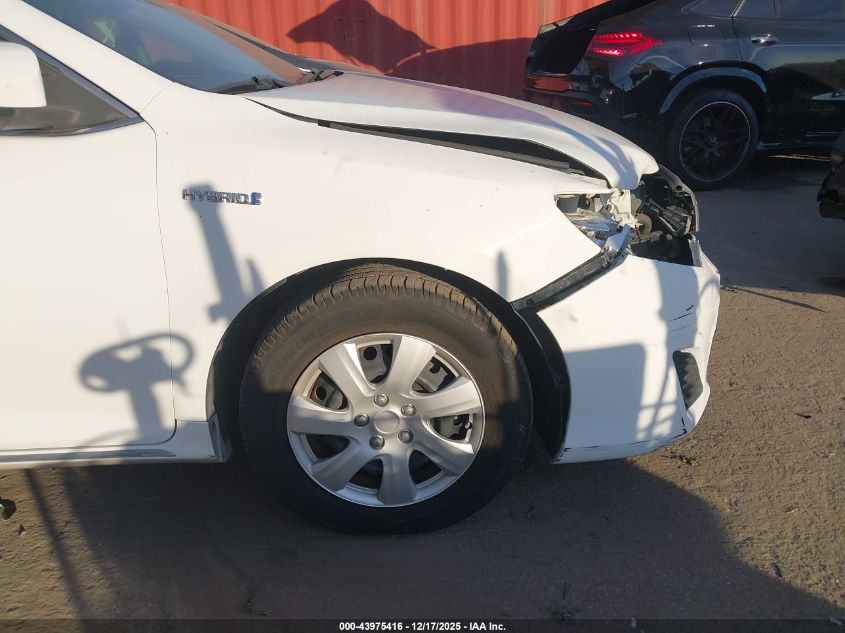 2012 Toyota Camry Hybrid Le VIN: 4T1BD1FK3CU014060 Lot: 43975416