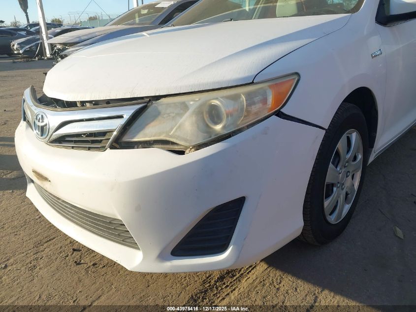 2012 Toyota Camry Hybrid Le VIN: 4T1BD1FK3CU014060 Lot: 43975416