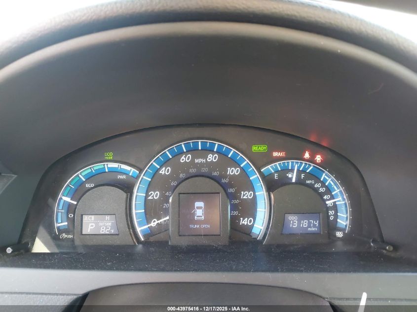 2012 Toyota Camry Hybrid Le VIN: 4T1BD1FK3CU014060 Lot: 43975416