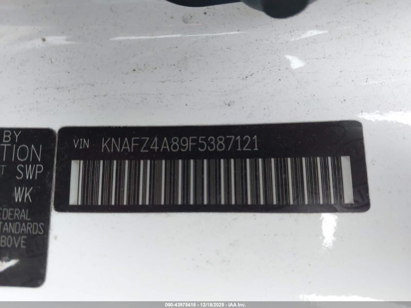 2015 Kia Forte Ex VIN: KNAFZ4A89F5387121 Lot: 43975418