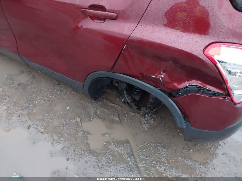 2016 Chevrolet Trax 1Ls VIN: 3GNCJKSB9GL158975 Lot: 43975421