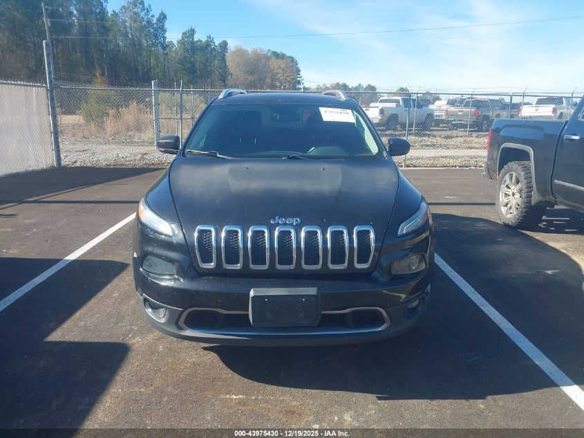 2016 Jeep Cherokee Limited VIN: 1C4PJMDS1GW187190 Lot: 43975430