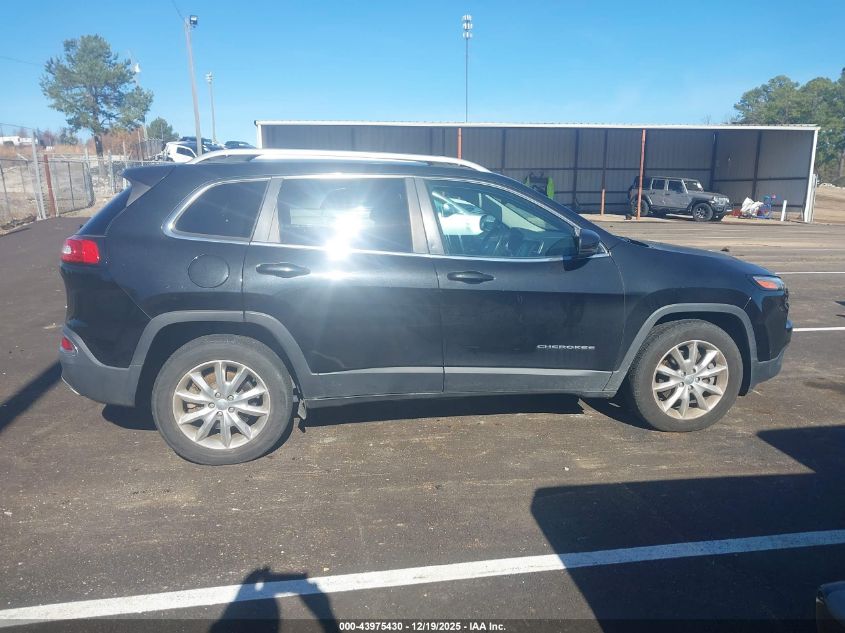 2016 Jeep Cherokee Limited VIN: 1C4PJMDS1GW187190 Lot: 43975430