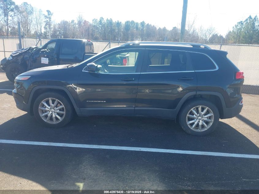 2016 Jeep Cherokee Limited VIN: 1C4PJMDS1GW187190 Lot: 43975430