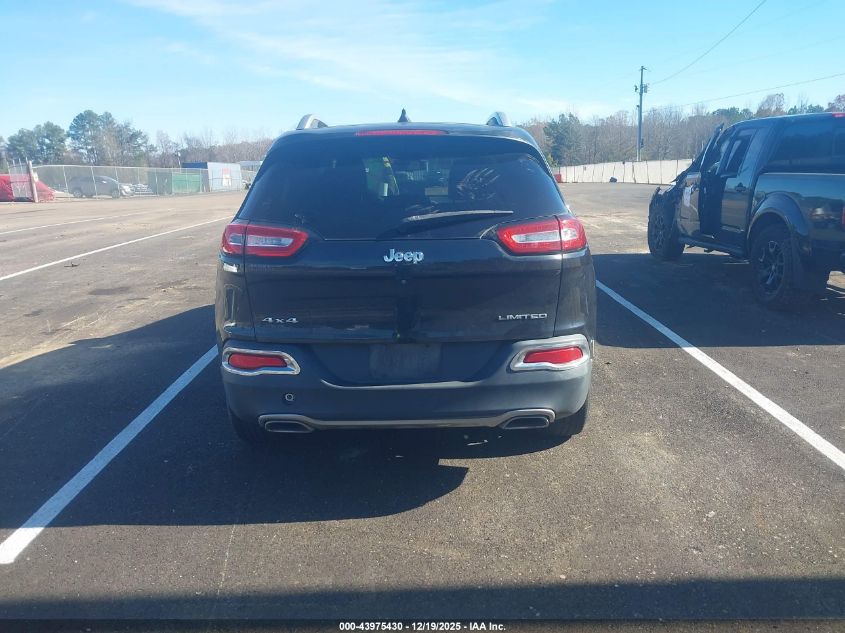 2016 Jeep Cherokee Limited VIN: 1C4PJMDS1GW187190 Lot: 43975430