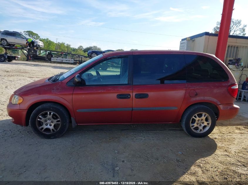 2003 Dodge Caravan Se VIN: 1D4GP25343B197453 Lot: 43975453