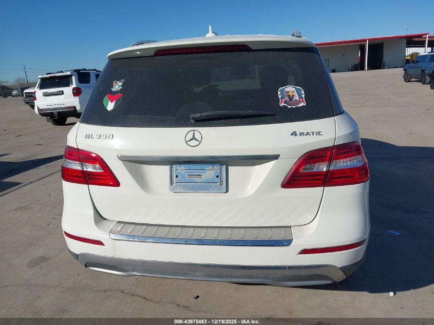 2012 Mercedes-Benz Ml 350 4Matic VIN: 4JGDA5HB1CA023900 Lot: 43975463