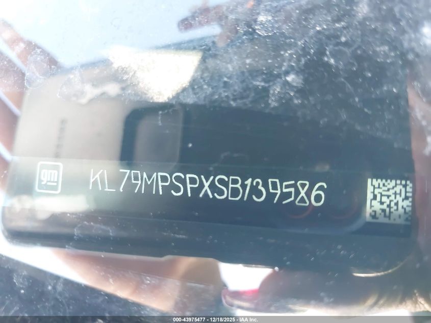 2025 Chevrolet Trailblazer Fwd Lt VIN: KL79MPSPXSB139586 Lot: 43975477