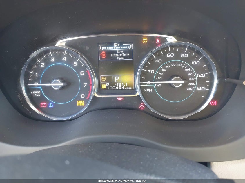 2017 SUBARU FORESTER auction photo 7